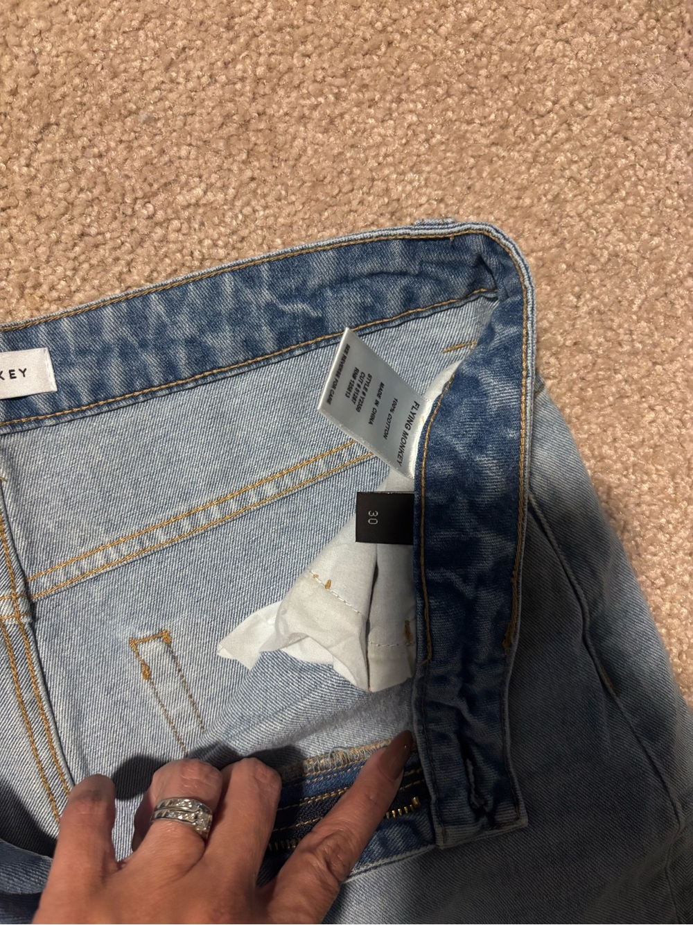 Flying Monkey Light Blue Skinny Jeans